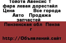 Тойота Авенсис Т22 фара левая дорестайл › Цена ­ 1 500 - Все города Авто » Продажа запчастей   . Пензенская обл.,Пенза г.